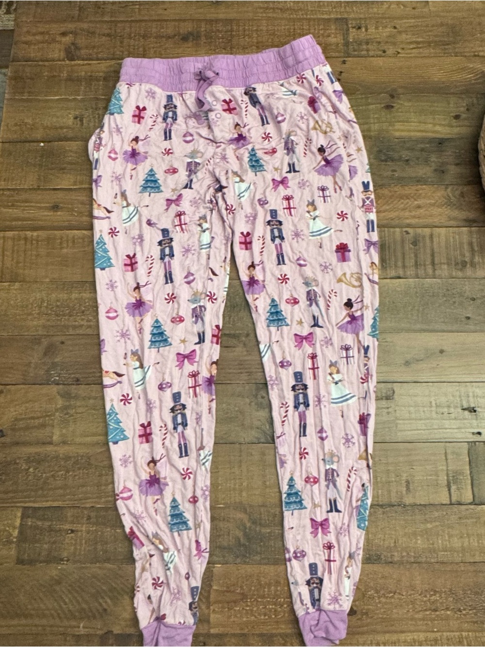 LITTLE SLEEPIES Nutcracker Ballerina Holiday Pajama Pants